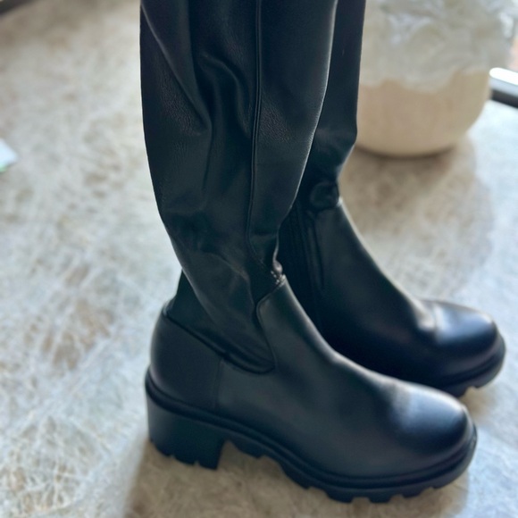 Steve Madden Aberdeen Black Knee-High Women's Boots size 6 - Brand new/unworn - Picture 2 of 4